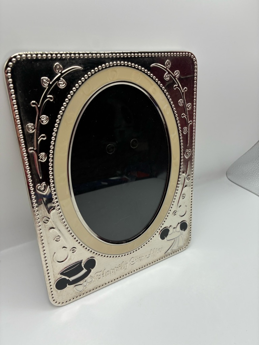 Disney Mickey Mouse and Minnie Mouse Happily Ever After Wedding Photo Frame